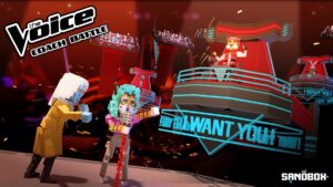 The Voice Coach Battle will debut in The Sandbox immersive game world